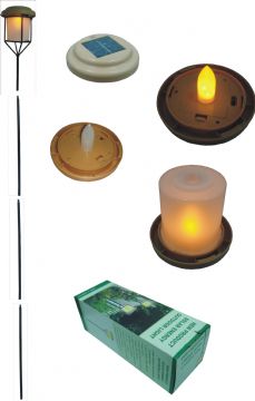 Solar Bamboo Torch Lights